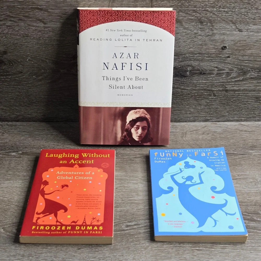 Iranian American Memoir Lot of 3 - Azar Nafisi Firoozeh Dumas Funny in Farsi